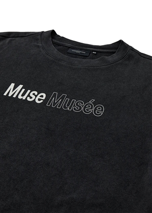 Muse enkelt logo oversize tee Sort Copenhagen Muse